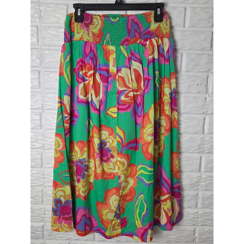 GB Women's size Medium skirt Midi Floral Gianni Bini Pull on Multi color NWT - Picture 6 of 10